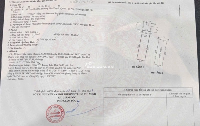 Bán Nhà Hẽm 344/61 TRẦN THỦ ĐỘ 37,5m2- 2TẦNG-4,1 TỶ,Phú Thạnh-Tân Phú